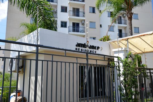 Fachada e portaria de apartamento para alugar com 2 quartos, 50m² em Jardim Myrian Moreira da Costa, Campinas