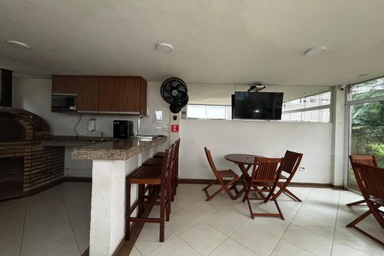 Área comum - Churrasqueira de apartamento para alugar com 2 quartos, 65m² em Alphaville Industrial, Barueri