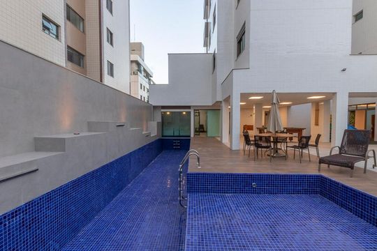 Área comum - Piscina de apartamento à venda com 3 quartos, 87m² em Sion, Belo Horizonte