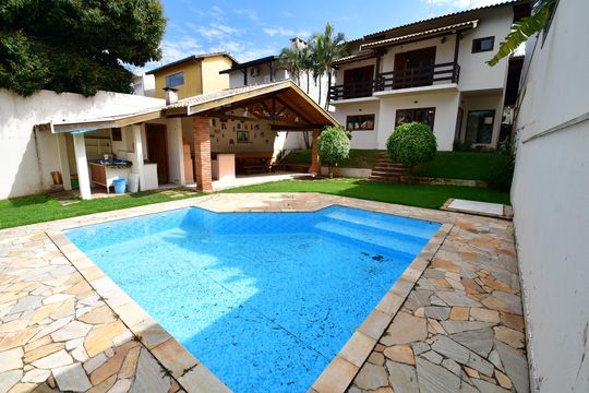 Área comum - Piscina de casa de condomínio à venda com 4 quartos, 240m² em Conjunto Habitacional Vila Santana (sousas), Campinas