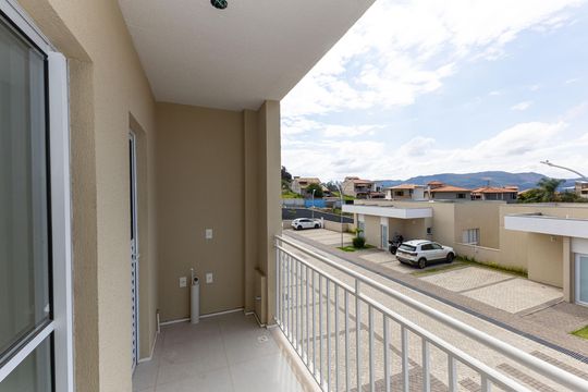 Varanda da Sala 1 de casa de condomínio à venda com 2 quartos, 74m² em Pau Pombo, Nova Lima