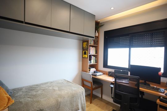 Suíte 1 de apartamento à venda com 2 quartos, 69m² em Vila Osasco, Osasco