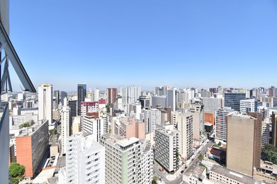 Vista do Studio de apartamento para alugar com 1 quarto, 52m² em Centro, Curitiba