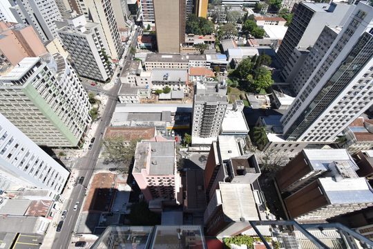Vista do Studio de apartamento para alugar com 1 quarto, 52m² em Centro, Curitiba