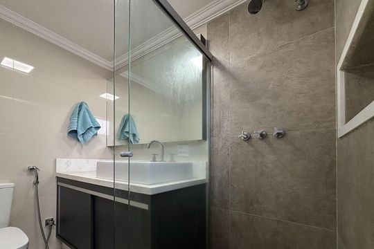 Banheiro 2 de apartamento para alugar com 3 quartos, 78m² em Vila Andrade, São Paulo