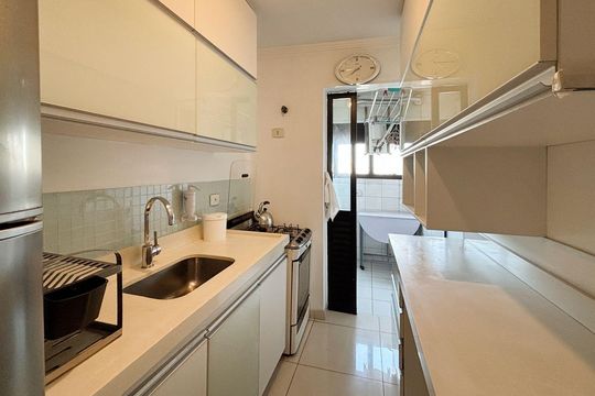 Cozinha de apartamento para alugar com 3 quartos, 78m² em Vila Andrade, São Paulo
