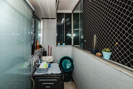 Área de Serviço de apartamento à venda com 2 quartos, 60m² em Santa Monica, Belo Horizonte