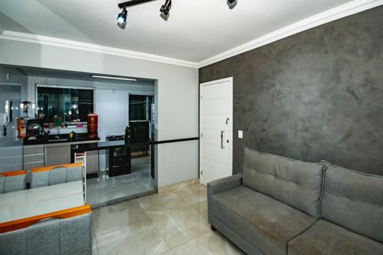 Sala de apartamento à venda com 2 quartos, 60m² em Santa Monica, Belo Horizonte