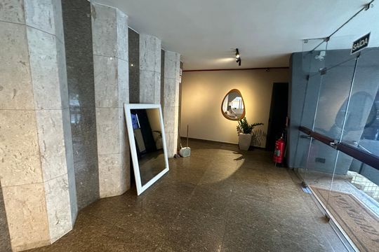 Hall de entrada de apartamento para alugar com 1 quarto, 52m² em Itararé, São Vicente