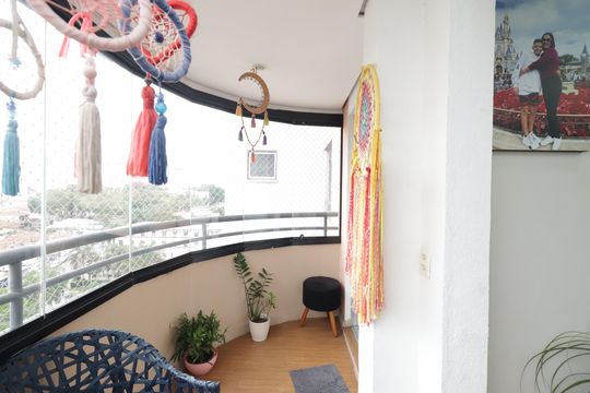 Sacada de apartamento à venda com 2 quartos, 67m² em Tatuapé, São Paulo