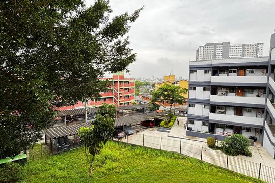 Quarto 2 Vista de apartamento à venda com 2 quartos, 54m² em Vila Aquilino, Santo André