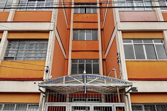 Fachada de apartamento à venda com 2 quartos, 54m² em Vila Aquilino, Santo André