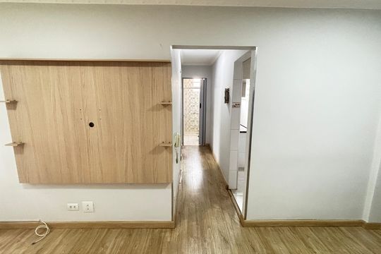 Sala de apartamento à venda com 2 quartos, 54m² em Vila Aquilino, Santo André