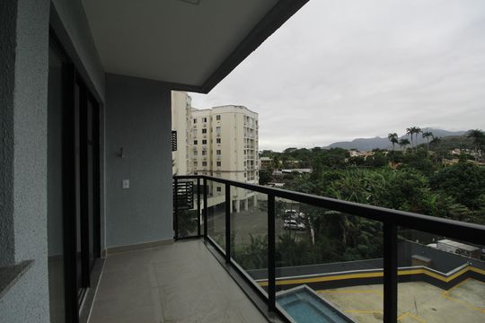 Sala - Varanda de apartamento para alugar com 2 quartos, 65m² em Taquara, Rio de Janeiro