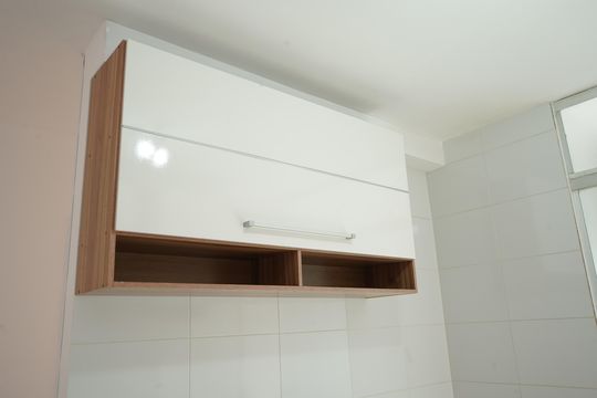 Cozinha de apartamento para alugar com 2 quartos, 51m² em Vila Carrão, São Paulo