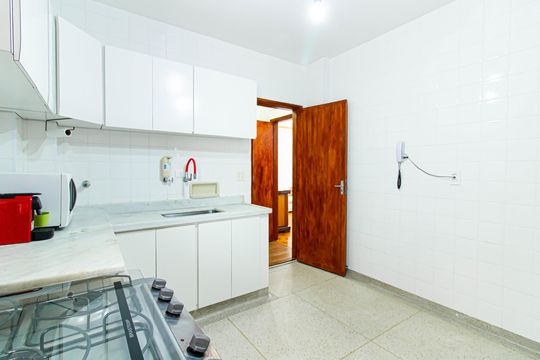 Cozinha de apartamento à venda com 3 quartos, 108m² em Perdizes, São Paulo