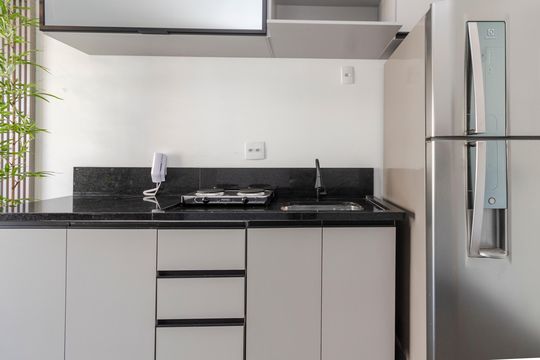 Studio de kitnet/studio para alugar com 1 quarto, 26m² em Jardim das Acacias, São Paulo