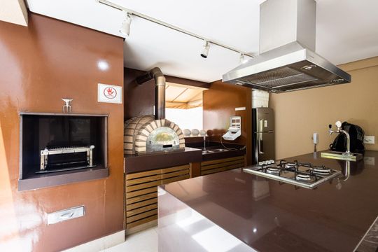 Churrasqueira de apartamento à venda com 1 quarto, 46m² em Pinheiros, São Paulo