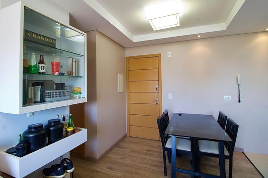 Sala de Jantar de apartamento para alugar com 2 quartos, 71m² em Cristo Rei, Curitiba