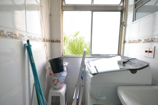 Área de Serviço de apartamento para alugar com 2 quartos, 55m² em Vila Lageado, São Paulo