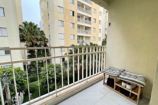 Varanda de apartamento para alugar com 2 quartos, 55m² em Vila Lageado, São Paulo