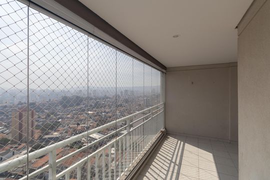 Varanda  de apartamento para alugar com 3 quartos, 72m² em Vila Isolina Mazzei, São Paulo