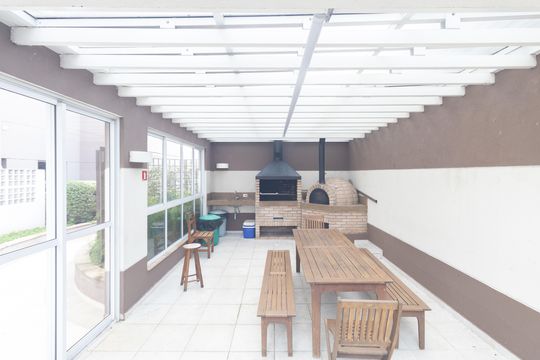 Área comum - Churrasqueira de apartamento para alugar com 3 quartos, 72m² em Vila Isolina Mazzei, São Paulo