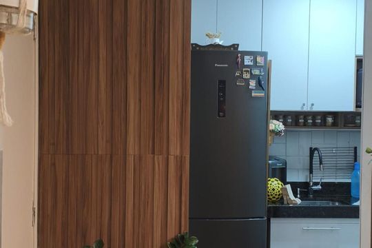 Cozinha de apartamento à venda com 2 quartos, 42m² em Jardim Boa Vista (Zona Oeste), Osasco