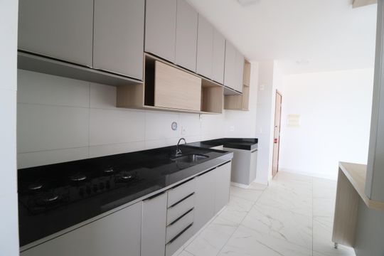 Cozinha de apartamento para alugar com 3 quartos, 99m² em Santa Mônica, Uberlândia