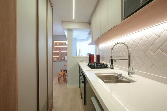 Apartamento para alugar com 1 quarto, 42m² em Vila Valparaíso, Santo André