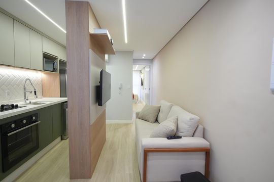Apartamento para alugar com 1 quarto, 42m² em Vila Valparaíso, Santo André