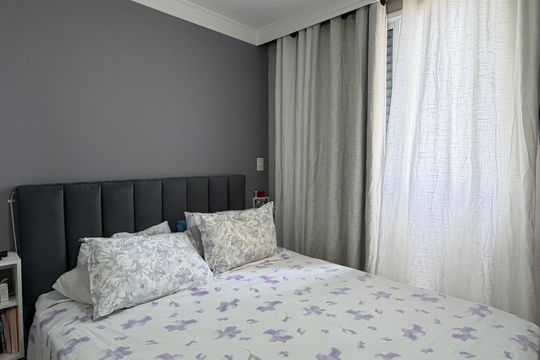 Quarto 2 de apartamento para alugar com 2 quartos, 46m² em Campestre, São Caetano do Sul