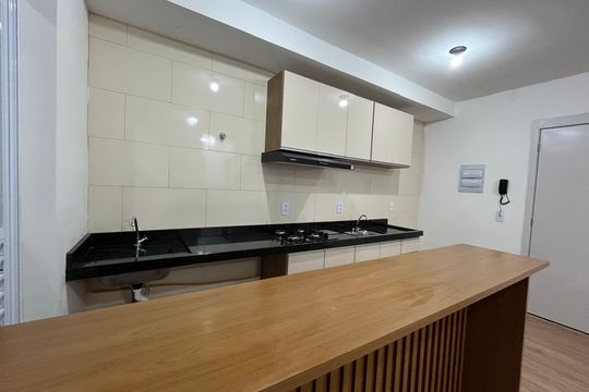 Cozinha de apartamento para alugar com 2 quartos, 45m² em Jardim Luz D’Alma, Sumaré