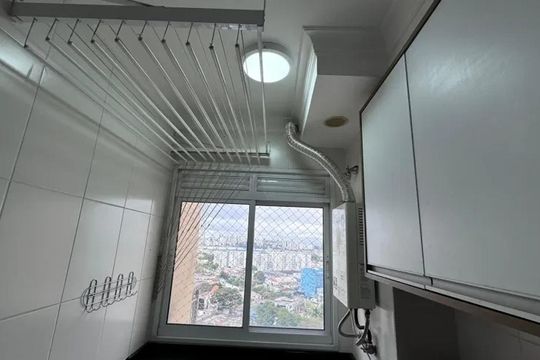 Área de serviço de apartamento para alugar com 2 quartos, 69m² em Ipiranga, São Paulo