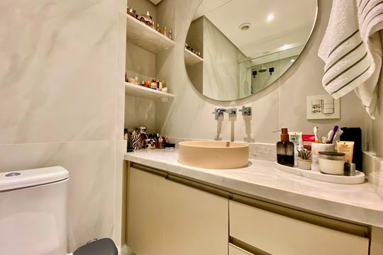 Banheiro 2 de apartamento à venda com 2 quartos, 115m² em Vila Olímpia, São Paulo