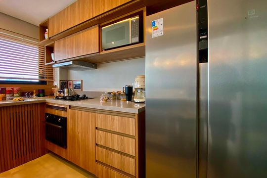 Cozinha de apartamento à venda com 2 quartos, 115m² em Vila Olímpia, São Paulo