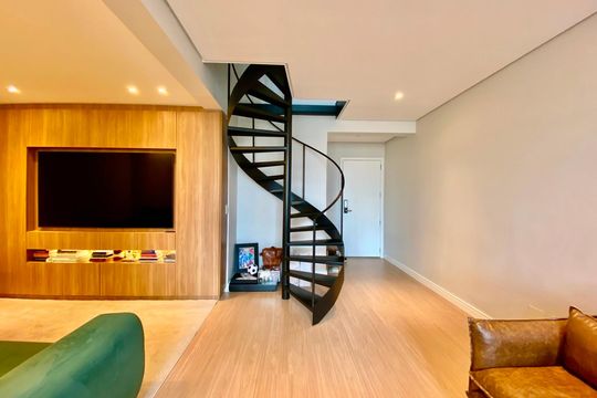 Sala de apartamento à venda com 2 quartos, 115m² em Vila Olímpia, São Paulo