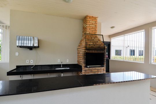 Área comum - Churrasqueira de apartamento para alugar com 2 quartos, 44m² em Vila Alzira, Guarulhos