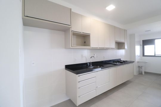 Cozinha de apartamento para alugar com 3 quartos, 115m² em Gávea, Uberlândia