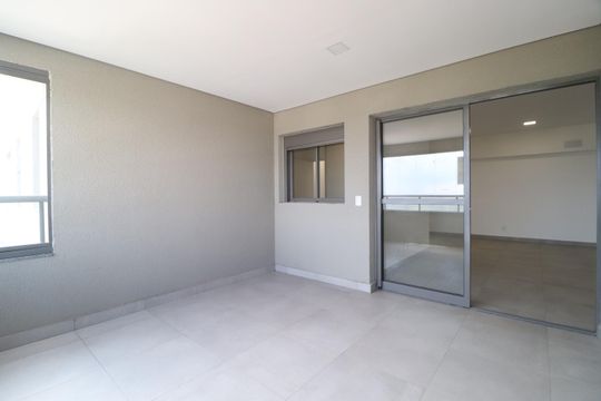 Varanda de apartamento para alugar com 3 quartos, 115m² em Gávea, Uberlândia