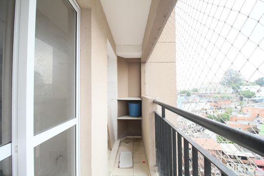 Varanda Sala de apartamento à venda com 2 quartos, 58m² em Jardim Sao Luiz, São Paulo