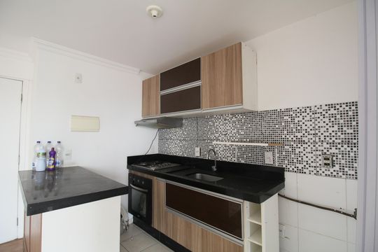 Cozinha - Armários de apartamento à venda com 2 quartos, 58m² em Jardim Sao Luiz, São Paulo