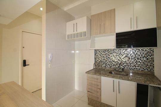 Cozinha de apartamento à venda com 3 quartos, 120m² em Carandiru, São Paulo