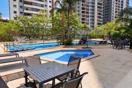 Área comum - Piscina de apartamento à venda com 3 quartos, 89m² em Alphaville Empresarial, Barueri