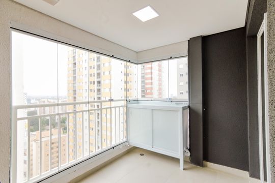 Varanda da Sala de apartamento para alugar com 1 quarto, 35m² em Picanço, Guarulhos