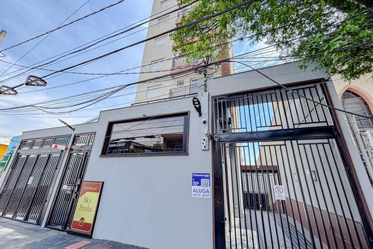 Fachada com Placa de apartamento para alugar com 1 quarto, 37m² em Penha de França, São Paulo