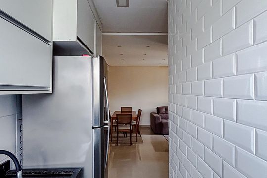 Cozinha e Área de Serviço de apartamento para alugar com 1 quarto, 37m² em Penha de França, São Paulo