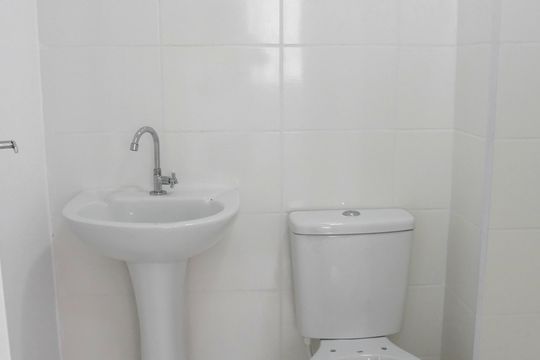 Banheiro de apartamento à venda com 2 quartos, 36m² em Pedreira, São Paulo