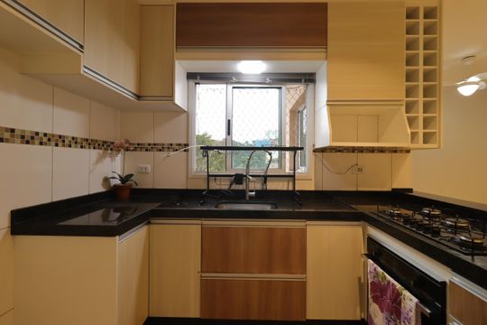 Cozinha de apartamento para alugar com 2 quartos, 59m² em Parque João Ramalho, Santo André