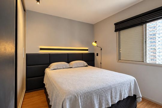 Quarto de apartamento à venda com 1 quarto, 42m² em Pinheiros, São Paulo